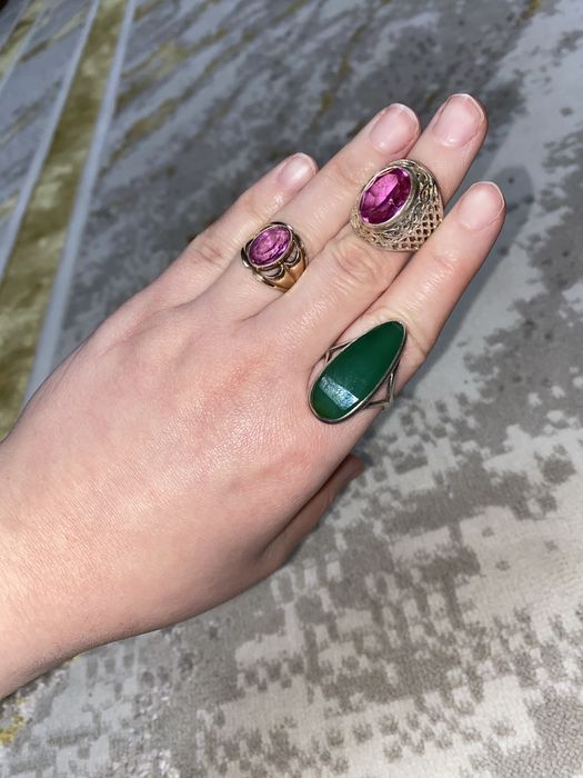 Таза күміс сақиналар (875 проба)