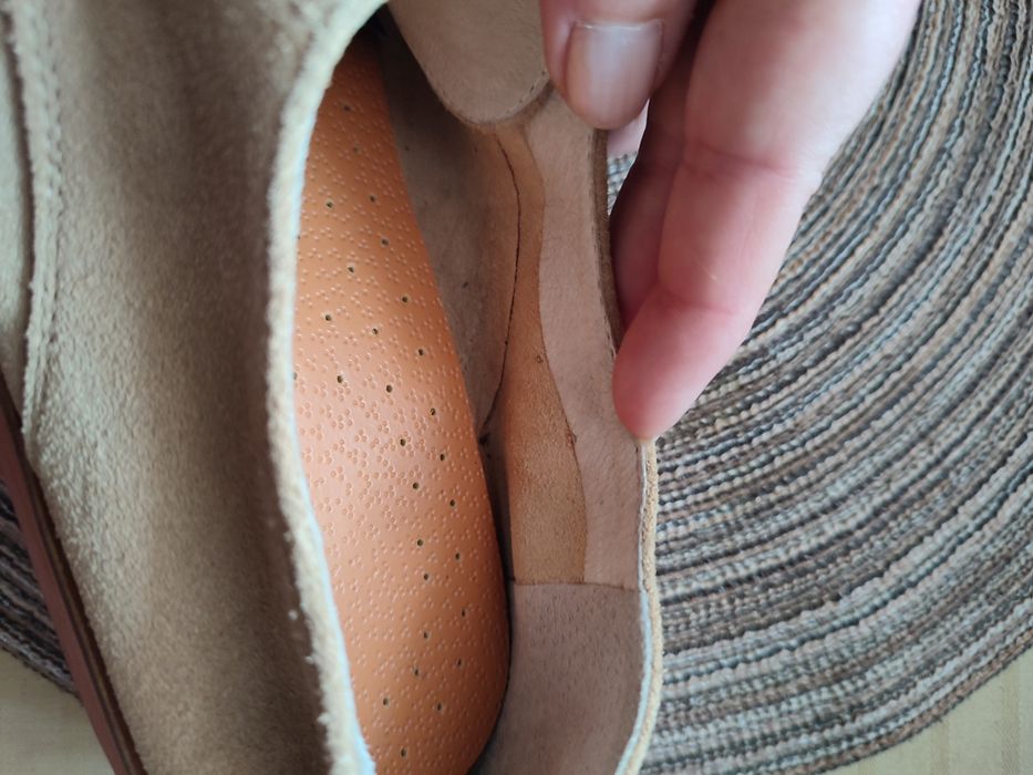 Мъжки обувки естествен велур