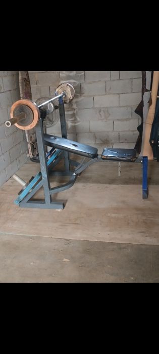 Гриф с блинами 118 кг