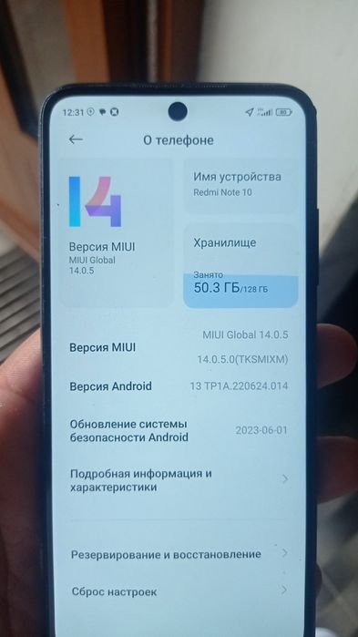 Redmi not 10 xolati zor