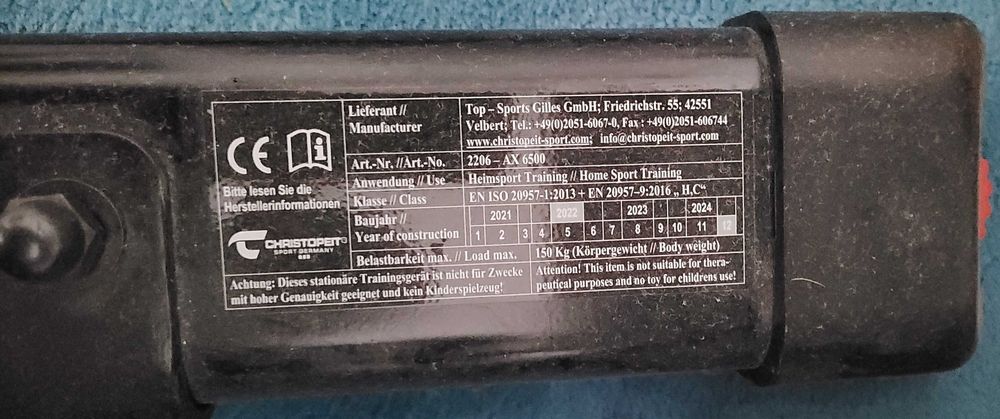 Bicicletă eliptică hibrid 2 în 1 Christopeit Sport AX 6500