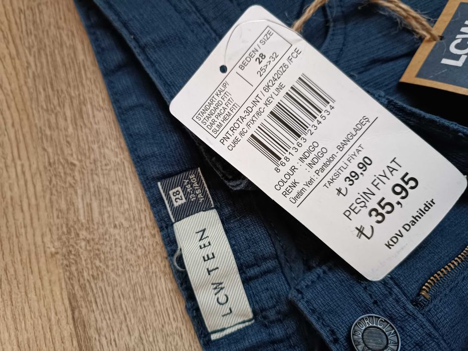 Нови юношески дънки, панталони за 12-14 години LS Waikiki