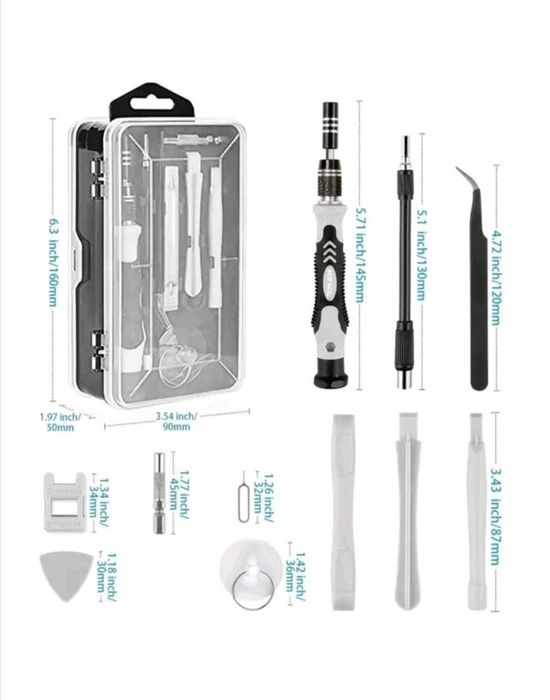 115 части прецизни отвертки с битове подарък за мъж
