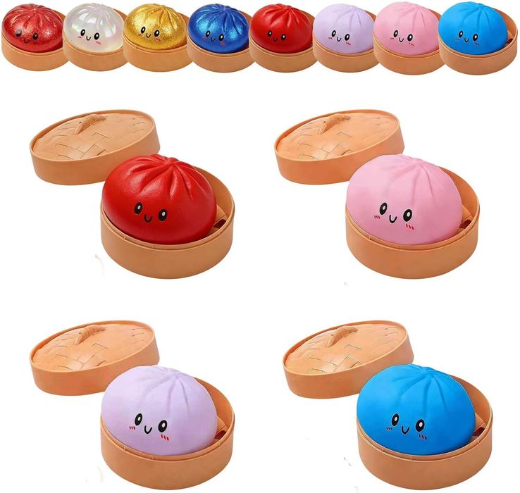 Dumpling Скуиши/Дъмплинг Squishy Китайски хляб Dumplings