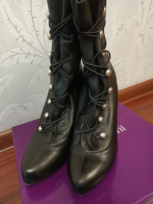 Сапоги, Натуральный кожа