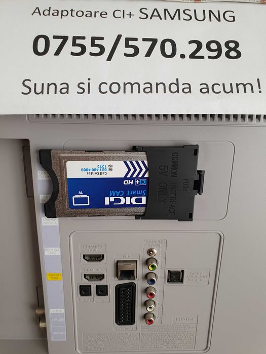 Adaptor televizor Samsung CI+ Common interface 5V smartcard DIGI RDS