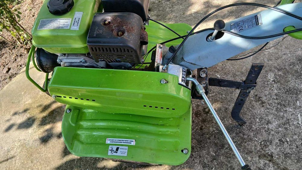 Мотофреза GARDENIA GD 500 B3 M. 7HP . Продава се комплекп к ремарке! Много запазени. 2021г.