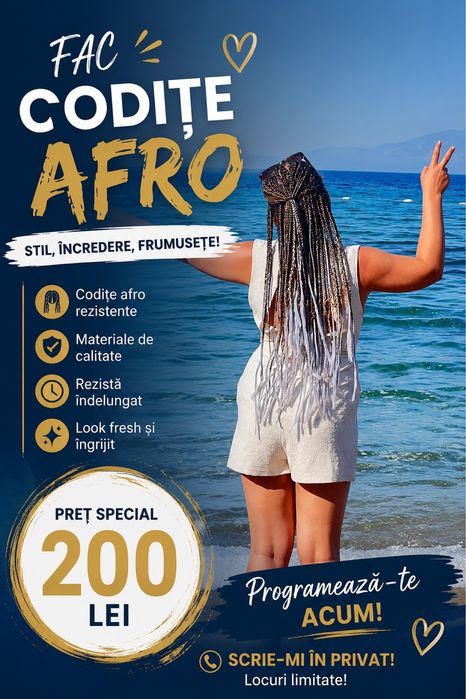 Execut codițe afro!
