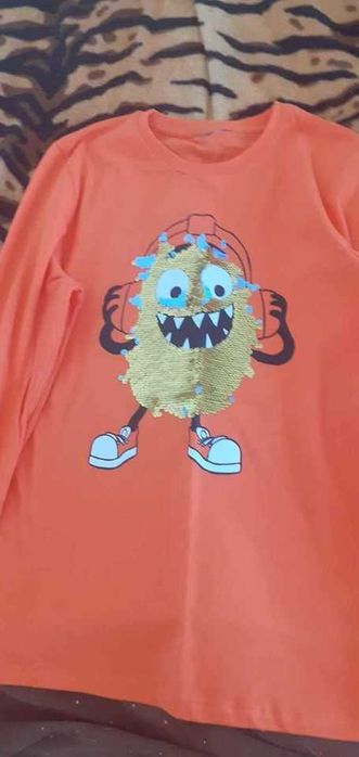 Детска блузка с пайети