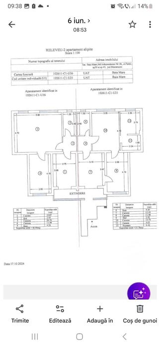 Dau in chirie spatiu comercial,120 mp,zona Spital Judetean