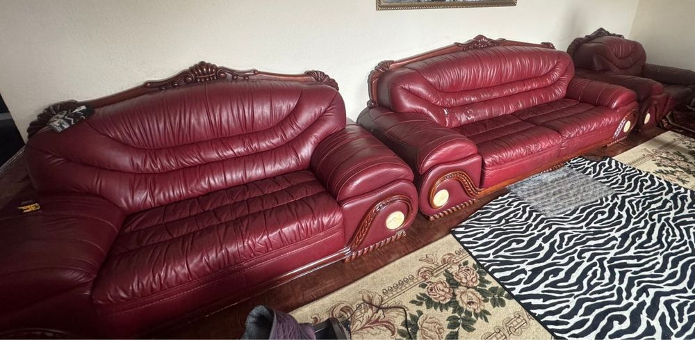 Продам бу диван и кресла