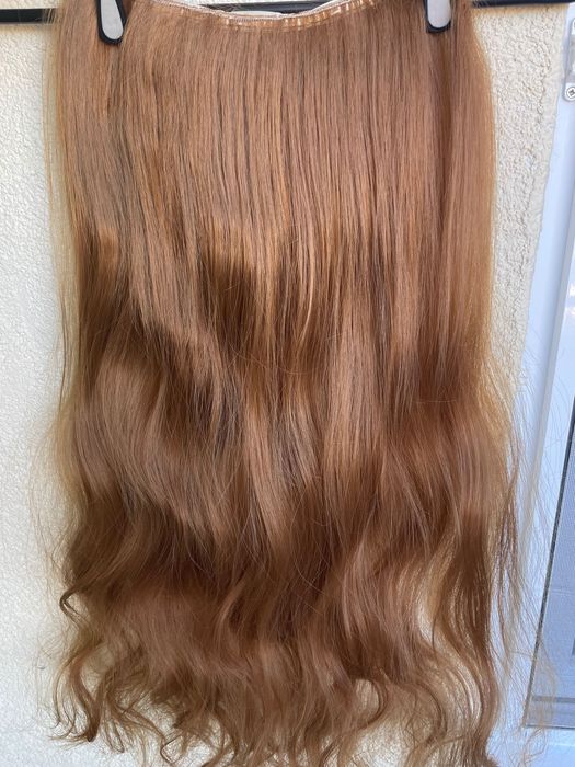 Изкуствена коса на цял ред с клипси!