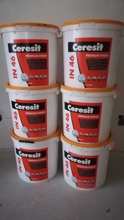 Vand glet de finisaj Ceresit IN 46.     950 Ron in numar de .6 galeti.