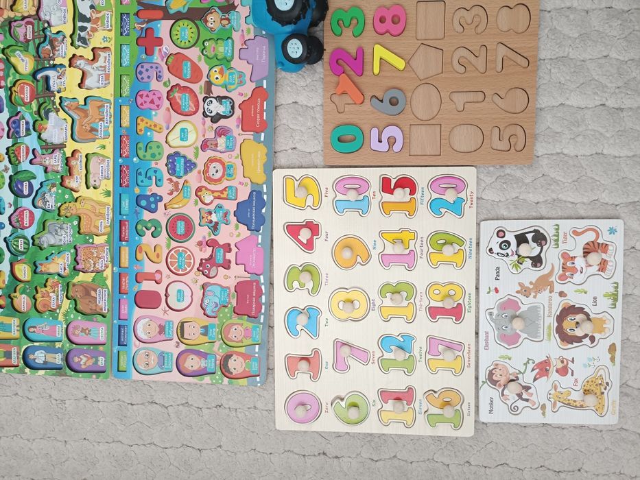 Пакет развивающих игрушек ( за все 3000)