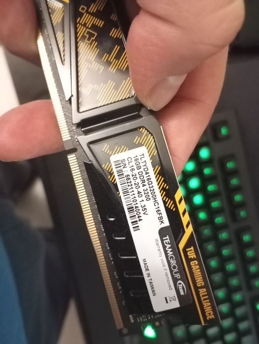 Ram 2x16, 32GB DDR4 3200Mhz T-Force VulcanZ  В ГАРАНЦИЯ