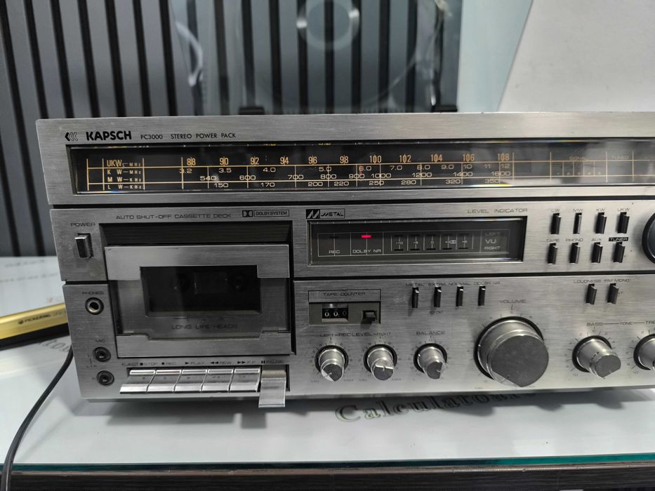 Sistem Audio Vintage Kapsch PC 3000 – Radio și Casete, 150W