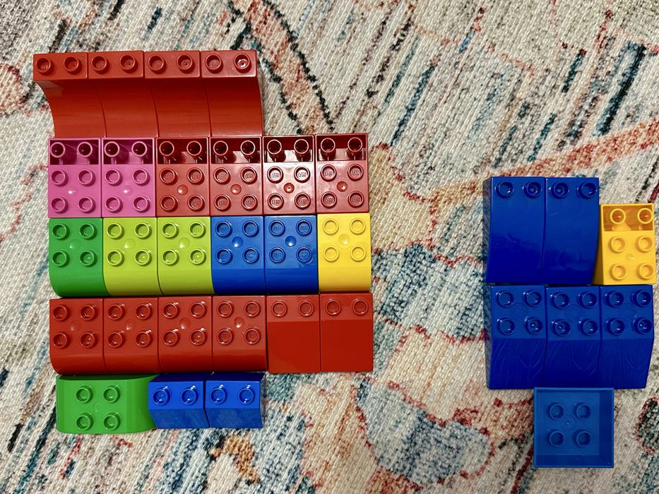 25 de piese lego duplo si 7 compatibile
