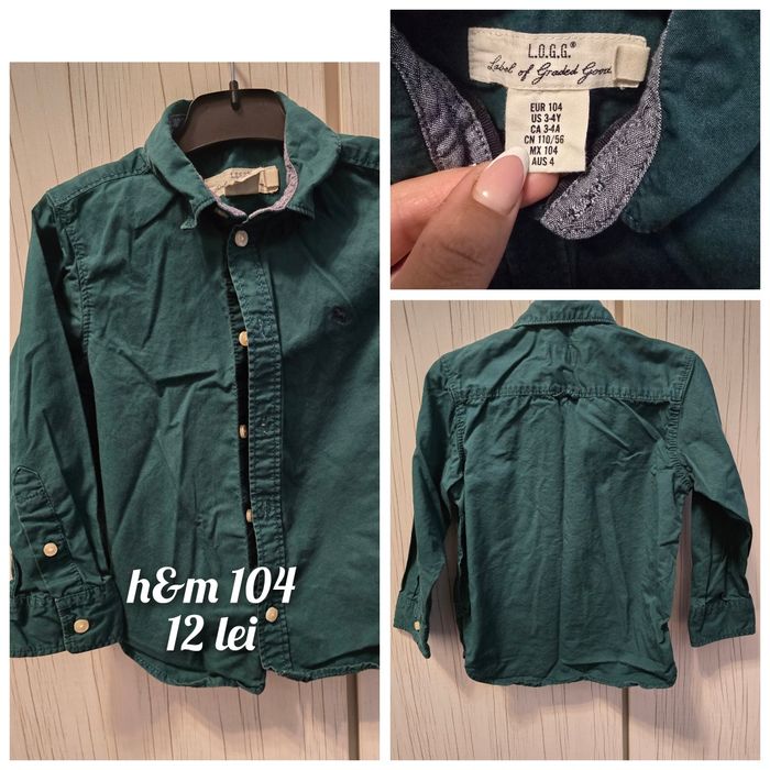 Cămașă, bluză,hanorac,polar zara  h&m,Trespass, adlo, 104-110, 110-116