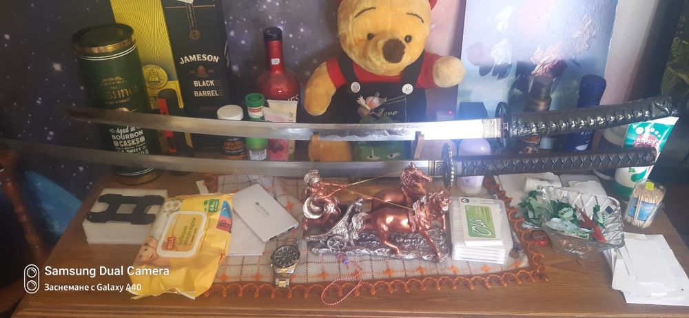 Katana 1095 стомана Rurouni Kenshin,истински хамон