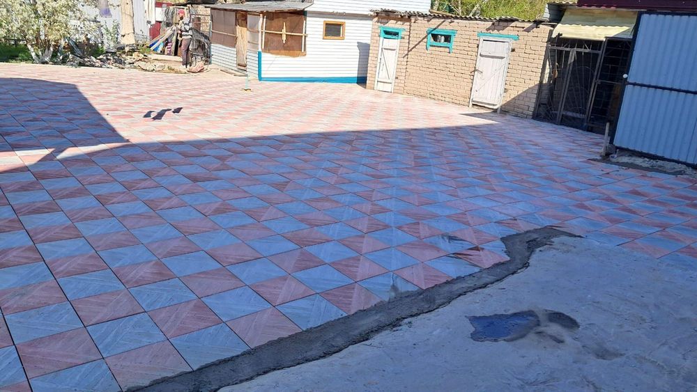 Укладка брусчатки