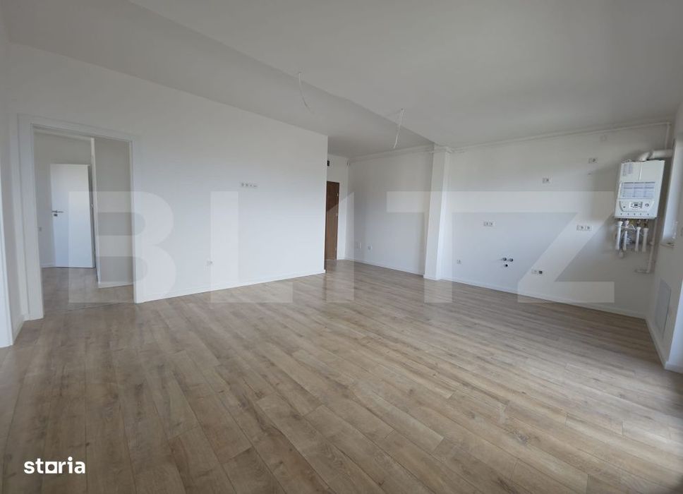 Apartament 3 camere, 62,65 mp, 2 bai, balcon 9,10 mp, finisaje premium
