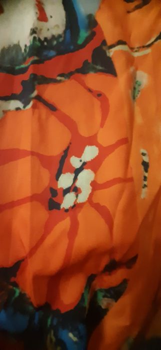 Нова лятна дълга рокля М, в свежи цветове