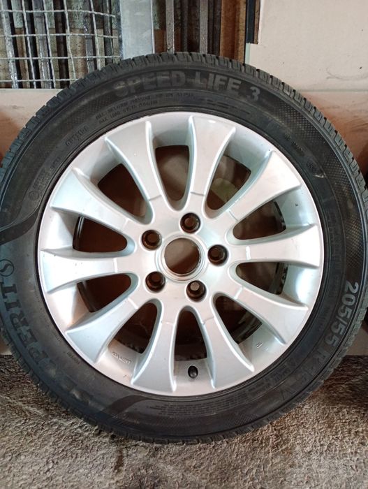 BBS Джанти със летни гуми 205/55/16 6,5J ET50 5x112 цо56,6 Дот 4522