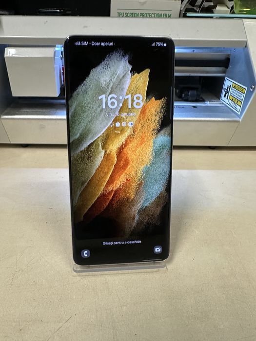Samsung s21 ultra / 256 gb / impecabil / folie sticla cadou