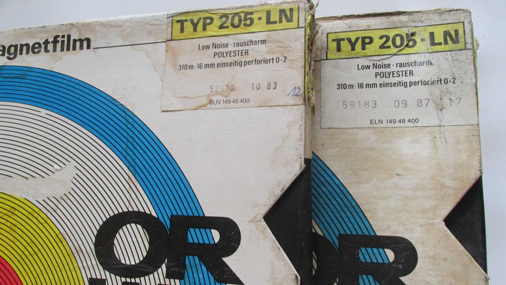 ORWO typ 205 LN Magnetfilm Лента Магнетофон  / Кино  от 80 те