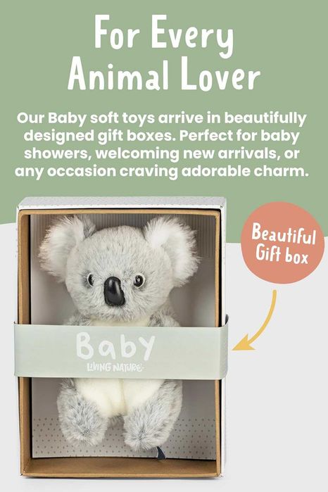 Living Nature Baby Koala Плюшена играчка пухкава коала за бебета, деца