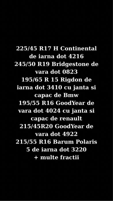 Cauciucuri si cauciucuri cu jante