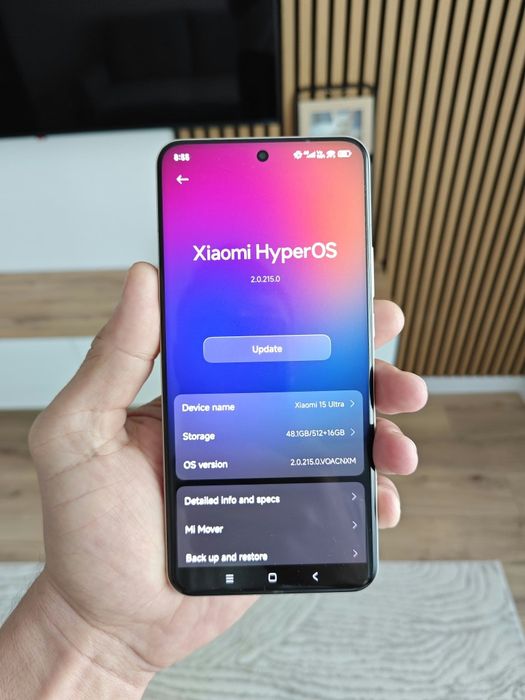 Xiaomi 15 ultra silver chrome