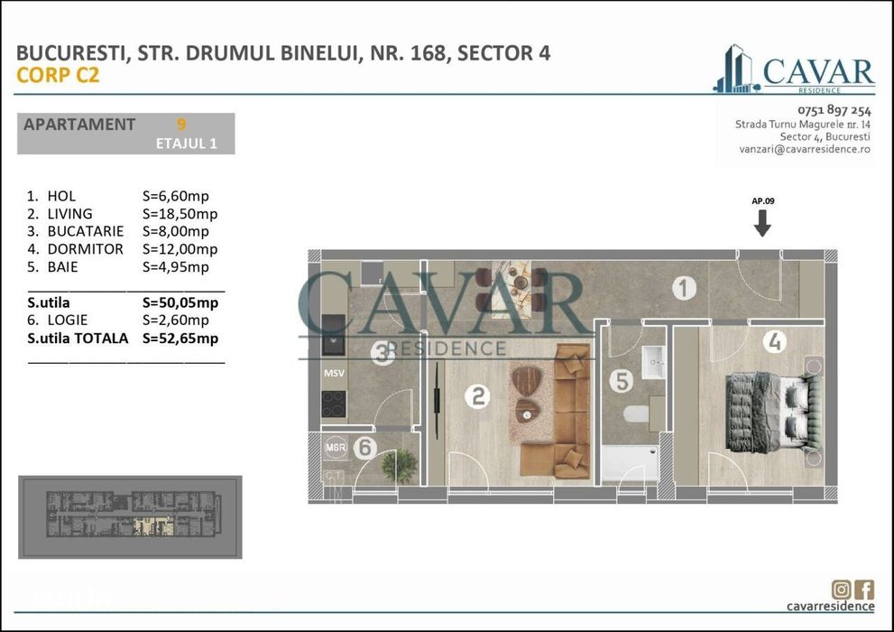 Proiect Nou Cavar Residence Binelui 168