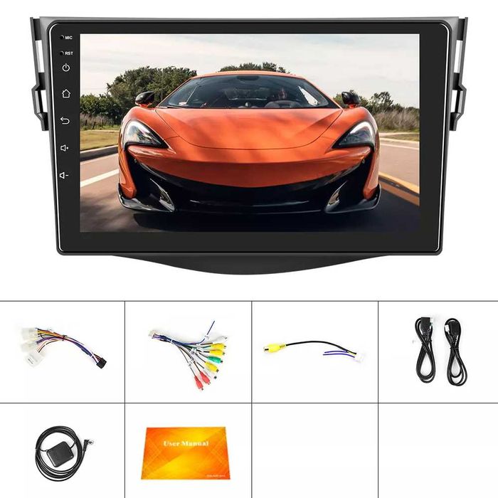 Двоен дин за Toyota RAV4 Мултимедия навигация  за RAV 4 с Android 2DIN