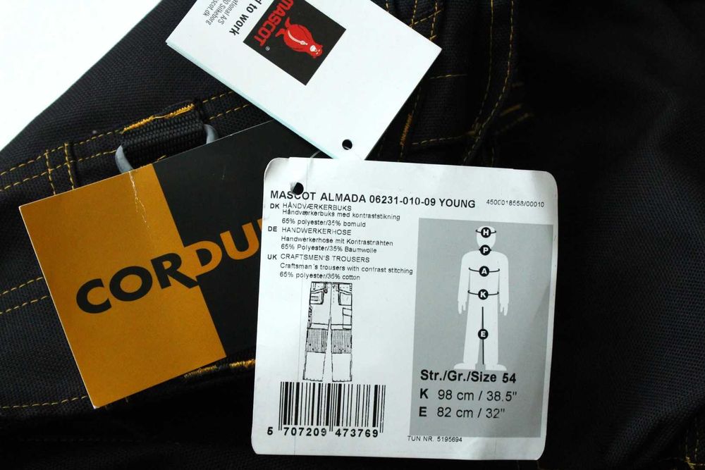 MASCOT Almada trousers - нов мъжки панталон, размер 54 (XL)