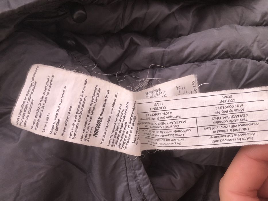 Rab Мъжко Пухено Яке Размер XL