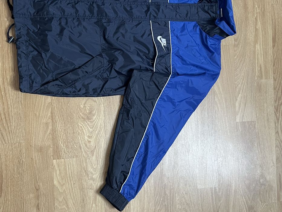 Geacă Nike vintage albastru-negru XL – windbreaker