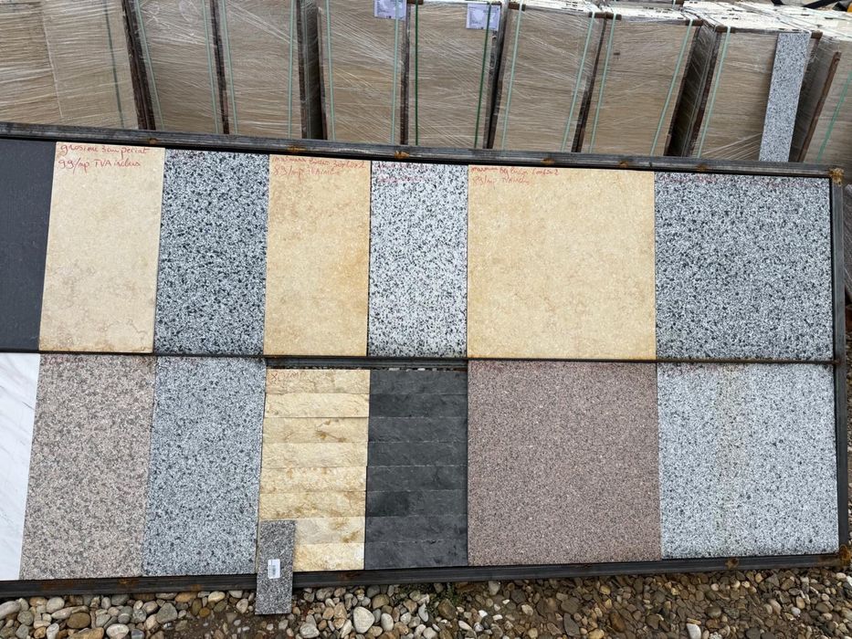 Granit marmura travertin mobilier, gradina scari trepte montaj