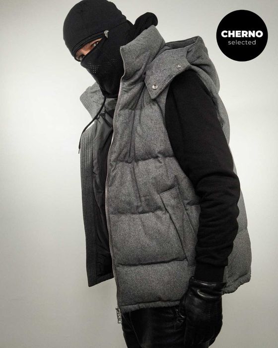 Мъжки пухен елек с качулка MANGO Hooded Puffer Vest – XXL