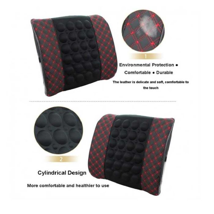 Масажираща електрическа възглавница Mercado Trade, За кола, 12V, Черен