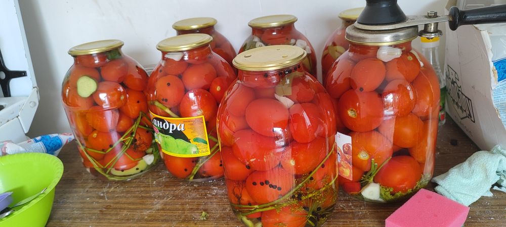 Соленья, огурцы, помидоры