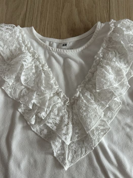 Bluze albe fetite H&M si Zara- merg si pentru scoala