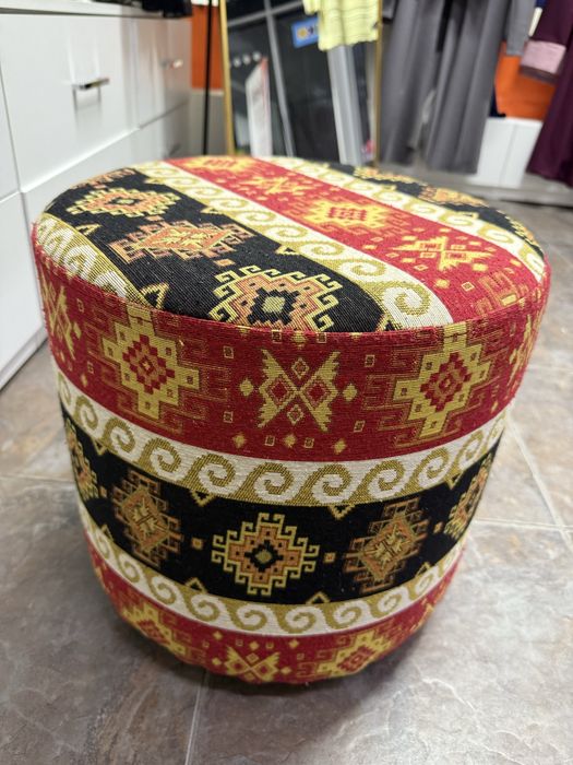 Пуфик круглый мультиколор