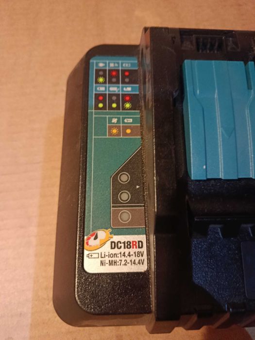 Makita DC18RD DUAL charger incarcator sursa baterie 12V 14.4V 18V 9A