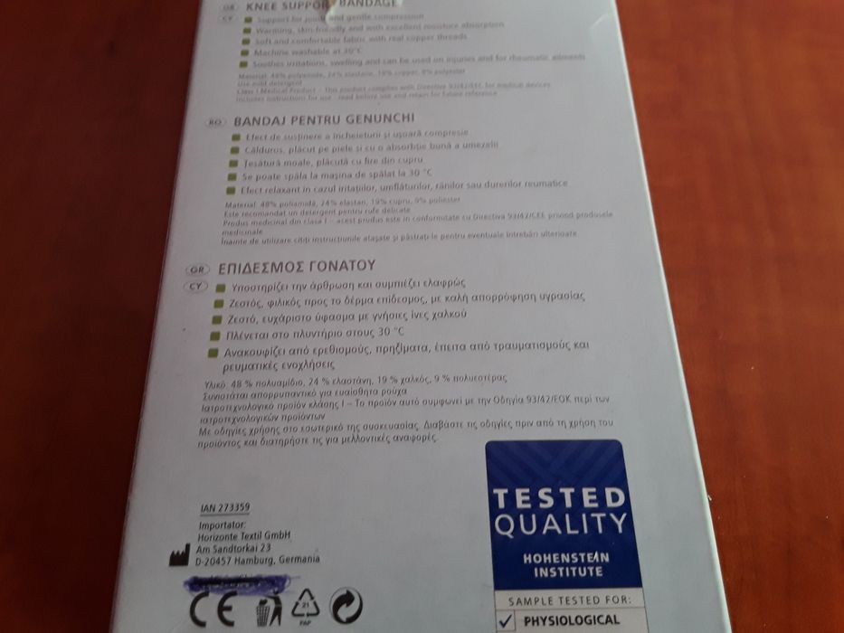 Vând Bandaj pentru Genunchi Nou Mărimea L- XL