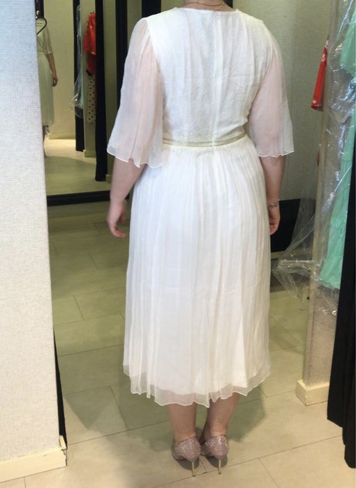 Rochie NISSA matase naturala, 42