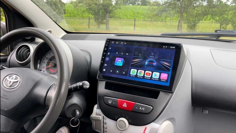 Navigatie Android Toyota Aygo Peugeot 107 Citroen C1 Carplay 1-8GB