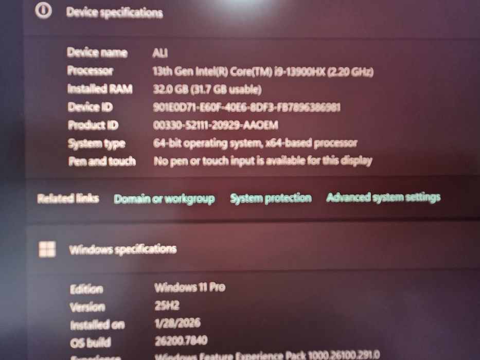 Laptop gaming Dell G16 rtx4070 32gb ram 2x ssd 1tb