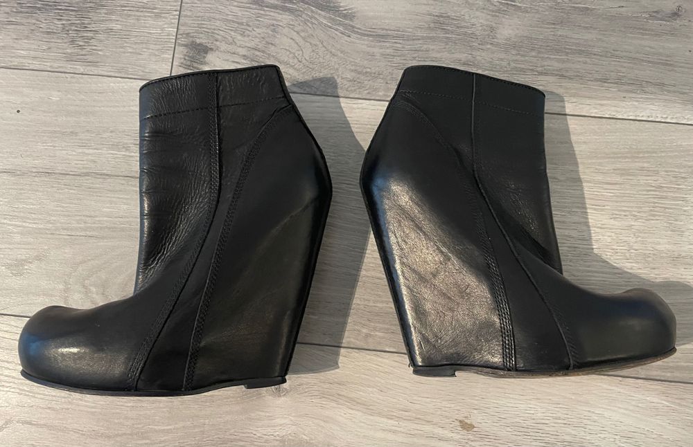 Botine Rick Owens negre 35/36