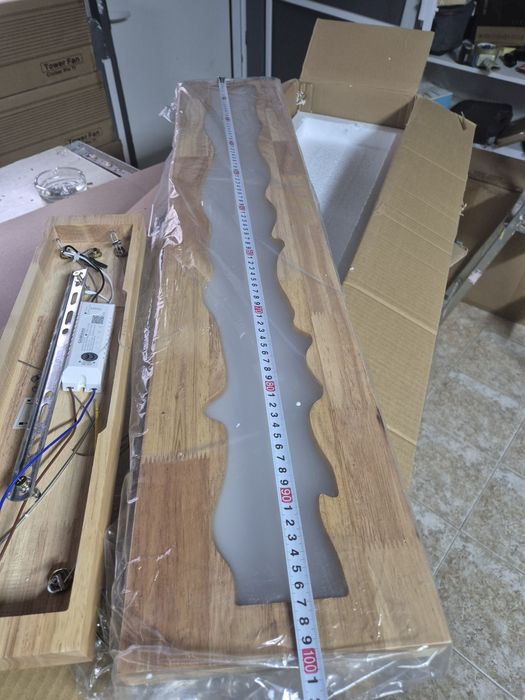 Уникална! /LED/ димируема висяща  лампа  с дистанционно управление